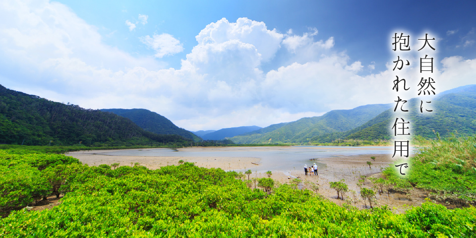 大自然に抱かれた住用で